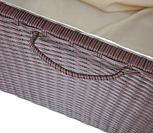Mendler Baule Contenitore da Esterno HWC-D88 polyrattan ~ Premium 320l Marrone