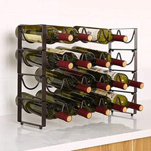 FCXBQ Portabottiglie 12 Bottiglie Housewares - Deposito Completamente assemblato