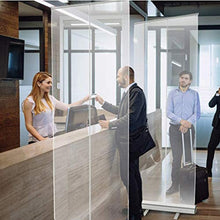 LHDQ Barriera parafiato in plexiglass Trasparente, Separatore per Merce e pagamenti Ideale per farmacie, Negozi, edicole, uffici ed Imprese,80 * 200cm