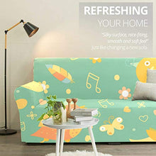 ALALAL Bird Nest Forest Hand-Painted Sofa Protector Cover Durable Couch Cover Fitted Furniture Protector 2&3 Seat Sofas