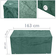 PrimeMatik - Copertura Protettiva Impermeabile per Panca da Giardino 163x89x66cm