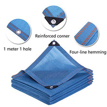 Senza marchio DANDAN Net Ombra Fashion Villa Shade Net Encrypted Ispessimento Anti-Aging Serra Tetto Ombra/Rete Ombra Blu Quattro Linee Rinforzo 8 Pin (Size : 8 * 8m)