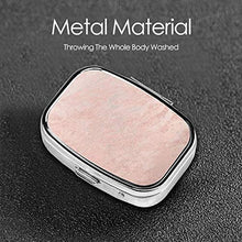 Scatola quadrata per pillole medicinali in oro rosa moda portapillole organizer da viaggio per pillole integratori vitamine