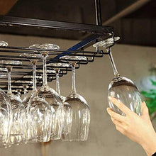 Leifeng Tower Classico Wine Rack Semplice Bar Europea Rack Wine Glass Rack Hanging Wine Rack Rack Upside Giù Vino (Color : Black)