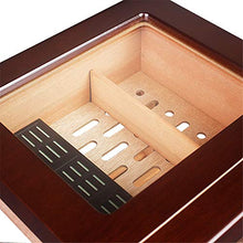 Cigar Box di stoccaggio Creativo Trasparente Piccolo Sigaro Display Cabinet Piano Vernice Cigar Humidor Cedro Cigar Box Perfetto da Usare in Ufficio e Camera da Letto