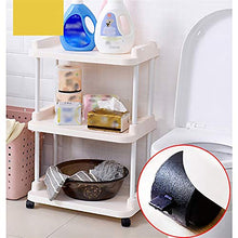 Rack Trolley Armadio Stoccaggio Stretto Atterraggio Multi-Strato può spostare la Cucina, la Scatola di immagazzinaggio del Bagno (Size : 46×31×83.5cm)