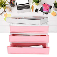 Cassetto Impilabile Multifunzionale a 3 Strati, Scatola Portaoggetti da Tavolo, Semplice Organizer per Notebook Impermeabile e Antipolvere