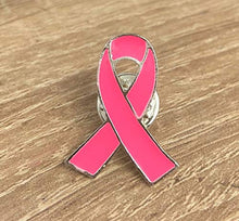 STRASS & PAILLETTES Pin's Pink October. Perno del Cancro Nastro Rosa. Lotta Contro Il Cancro