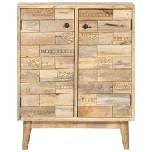 vidaXL Credenza 60x35x75 cm in Legno Massello di Mango