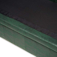 Beliani Divano 3 Posti Design Vintage in Pelle Verde Moderno da Salotto Chesterfield