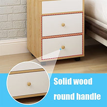 FEANG Flip Lid Comodino Comodino Comodino con 2 cassetti da Tavolo Comodino Comodino Armadio di stoccaggio della Moda per Ufficio Camera da Letto