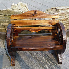 GaoF Panchine per terrazze da Giardino panchine per Il Tempo Libero in Legno massello, panchina per Bambini da 2-3 Persone per Esterni