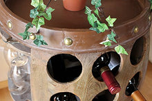 DanDiBo Scaffale Vino per 30 Bottiglie Porta-vivande 1499 Botte Vino in Legno 72cm Supporto Bottiglie Bar