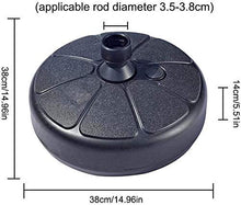 Dirgee Base ombrellone Rotonda, Base Ombrello da 35-38 mm, Supporto per ombrelloni in plastica per la Spiaggia all'aperto a Cantilever oadpole
