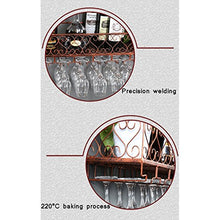 HTDZDX Mensola antiruggine per Vino, mensole, ristoranti, cucine, Nero, Bronzo (Color : Bronze, Size : 80 * 25cm)