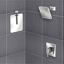 Croydex, Specchio da doccia con supporto per rasoio, Argento (silber), acrilico