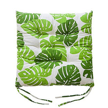 LucaSng Cuscino per sedia con nastri, 40 x 40 cm, per sedia da giardino, balcone, terrazza (set da 2, 4 pezzi)