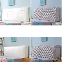 Komoso - Coprimaterasso elasticizzato per letto e testiera, in tessuto, imbottito, anti collisione, 180 cm