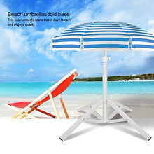Fockety Base per ombrellone Pieghevole in Materiale di Ferro, Supporto per ombrellone da Sole, per ombrellone da Cortile Accessori per ombrellone da Spiaggia