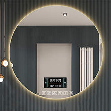 Specchio Bagno a LED con Dimmer, Funzione Anti-Appannamento E Bluetooth, Φ ： 50 cm, 60 cm, 70 cm, 80 cm