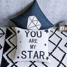 Lino Cuscino Decorative Art Pattern Waist Cuscino Home Divano Sedia Moderna Geometrica Cuscino Car Gettare Cuscino Pack of 2,6#