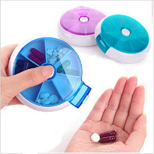BIAOZH-Button Rotary Kit Portatile 7 griglia Box Drug Separati.