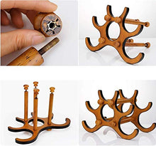 DJSMjbj European Wine Rack Supporto della Bottiglia, Disegno Originale, Free-Standing Ripiani