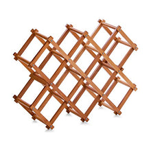 Zeller 13567 Scaffale portabottiglie in bambù 54 x 14.5 x 38 cm