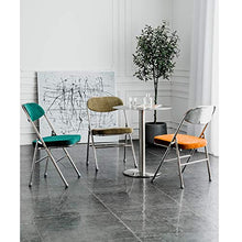 Chair QL Sedia da Pranzo in Plastica Semplice Nordica, Sedia Pieghevole Semplice da Casa con Schienale, Sedia da Cucina Moderna per Il Tempo Libero