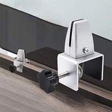 XINX Partition Bracket Ufficio Mensola dello Schermo di Segretezza Morsetto Divisore Clip dello Schermo Holder Divisore Escursioni Partition Supporto Porta, 2 Pezzi