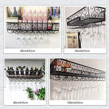 Portabottiglie da soffitto, Parete, Accessori per Bar Scaffalature per 9 Bottiglie