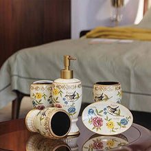 WYPDM Bagno 5 pc regolati Dente Ceramic Brush Holder Dispenser Sapone Bocca Cup per Hotel Tatuaggi,A