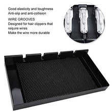 Jadeshay Hair Clipper Rack Clipper Storage Box Forbici Pettine Display Rack Strumento per Parrucchiere Pad Antiscivolo