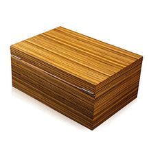 MH Scatola per sigari Cigar Box, Cigar Humidor Humidor, Legno di Cedro Cigar Box con igrometro elettronico può Tenere 150 Scatola (Size : 26.7x25.5x16.5cm)