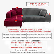 Sofa Covers - Copridivano a forma di L, elastico, per divano angolare proteggere i mobili da 11-2 seater e 2 seater
