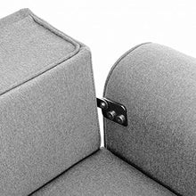 Venditadimobilionline - Divano Letto Zen 232 CM Gris Claro Tabou