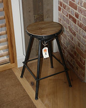 caffè Stile regolabile Sgabello urban vintage industriale rustico - Peltro