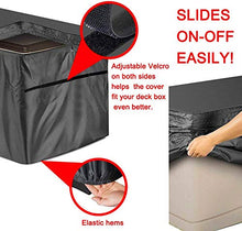 Confezione da 2 coperture per box da giardino impermeabile per esterni con cerniera, 157 x 76 x 71 cm