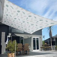 æ— Tenda parasole rettangolare, impermeabile, con corda, per giardino, cortile e feste