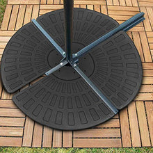 Base per ombrellone da spiaggia, supporto per ombrellone da 4 pezzi, base impermeabile stabile e facile da installare per ombrellone, pratica per tenda da campeggio