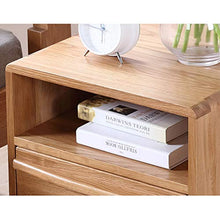 XiuHUa Comodino in Legno massello in Stile Giapponese Comodino Comodino Semplice Armadio angolare in Rovere Bianco Mobili da Camera da Letto