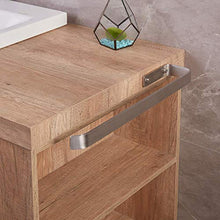 JS - Porta asciugamani da bagno, autoadesivo, da parete, in acciaio inox, 40 cm, facile da installare