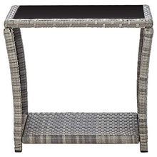 FAMIROSA Set Divani da Giardino 3 pz con Cuscini in Polyrattan Grigio-9365