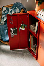 IVAR scaffalatura con armadi/cassetti 89x30x124 cm pino rosso