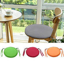 Joasung Cuscini rotondi per sedie da pranzo, con cordoncini, per patio, casa, auto, divano, ufficio, tatami, decorazione per interni ed esterni, 40 cm × 40 cm, confezione da 2 pezzi