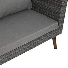 Greemotion Gomera Divano da Giardino, Alluminio, Grigio, ca. 140 x 64 x 75 cm