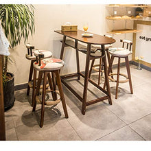 Sgabello da bar WGZ Legno massello Retro Bar Sedia Girevole Sgabello Alto Sgabello casa Multicolore Moda (Color : C)