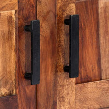 vidaXL Credenza Stile Rustico Accattivante Indeformabile Spaziosa Robusta Resistente Madia Buffet Consolle Armadietto Legno Massello di Sheesham