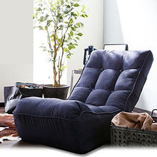 Poltrone LHA Sedia da Divano Pieghevole (Colore : Blu)