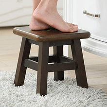 Sgabello Moderno Elegante e Semplice tavolino da caffè in Legno massello da casa Forte e Robusto (Colore : Figure 1, Dimensione : 24 * 24 * 25)